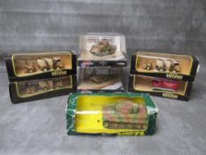 TWO BOXED CORGI CC51014 M4 SHERMAN TANKS, Pacific Theatre, 1:50 scale, together with five boxed