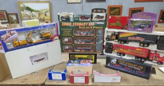 SIXTEEN BOXED VEHICLES / SETS, to include limited edition Vanguard RAC set, Corgi Eddie Stobart