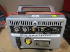 A Honda petrol generator