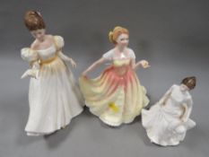 Three Royal Doulton figurines to include 