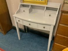 A modern John Lewis style painted desk