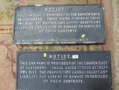 Two Wolverhampton and Dudley brewery plaques