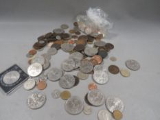 A bag of old coins