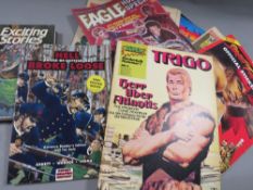 A small selection of vintage comics and Sci-Fi / Fantasy related ephemera, to include Wonderworks,