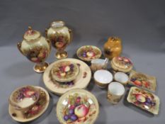 A selection of Aynsley Orchard Gold etc