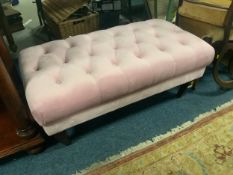 A modern upholstered stool