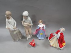 Three Royal Doulton figurines to include 