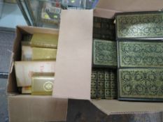 Three trays of books