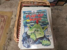 A tray of children's books to include a collection of Raymond Briggs mainly first edition hard back