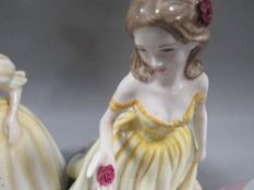Three Royal Doulton figurines to include 