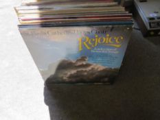 A quantity of LP records mostly classical