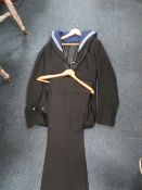 A vintage 2pc sailor suit / uniform