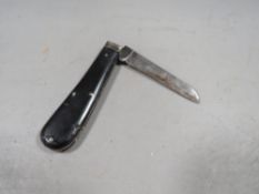 A vintage folding pruner no 6 Norfolk Street Sheffield