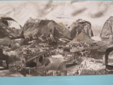 CHRIS ORR R.A. (1943). 'Green Rocks Under St. Petersburg', signed lower right, limited edition No 12