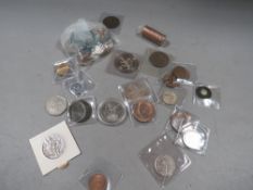 A box of collectors coins, to include Isle of Man issue and a Scotland 25 Euros