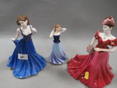 Three figurines to include Royal Doulton 