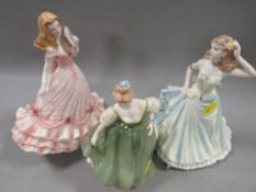 Three figurines to include Royal Doulton 
