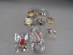 Military medals and badges