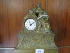 A circa 1880 19th century French mantel clock