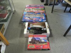 A quantity of boxed Hornby and other PART train sets MAINLY INCOMPLETE together with a box of track