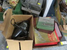 A Viewmaster stereo scope , junior projector with slides etc