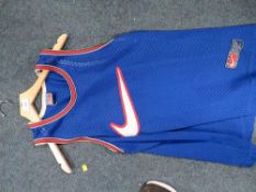 A vintage retro 1980S Nike sports athletics / basketball vest top