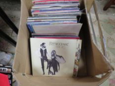 A selection of LP records to include The Moody Blues, Beach Boys etc.