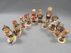 Ten Goebel figures one A/F