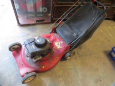 A Champion petrol lawn mower