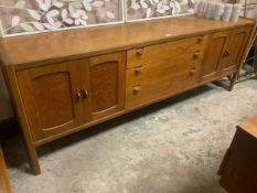 A mid-century Nathan teak sideboard W 212 cm