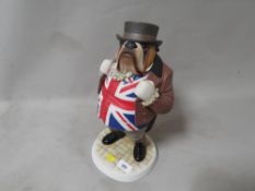 A large Robert Harrop British Bull Dog figure