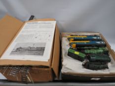 A quantity of assorted model railway engines and accessories