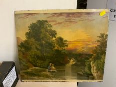 An antique engraving on copper ?