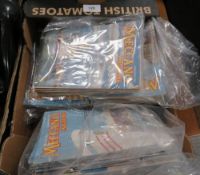 A tray of 1940's and 1950's Meccano magazines