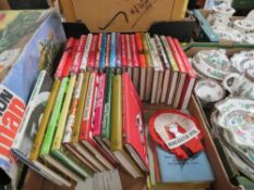 A collection of mainly 1970s vintage 'The Sportmans Book Club' football associated hardback books, t