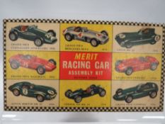 A vintage merit racing car in original box