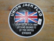 Union Jack plaque**