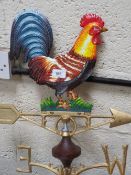 A wall mounted weathervane**