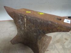 An antique blacksmiths anvil