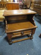 A small mahogany cased night stand