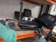 A selection of automobile items to include Torneo cover, vintage motorbike radio/speakers, vintage