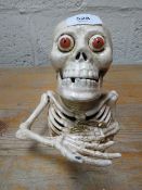 A skeleton moneybank **