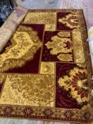 A large modern woollen rug - Approx 364 x 252 cm