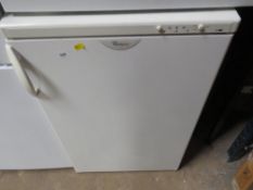 A Whirlpool undercounter freezer