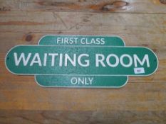 Waiting Room sign**