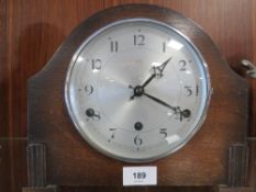 A vintage mantle clock