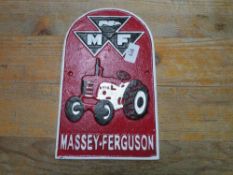 A large Massey Ferguson plaque**