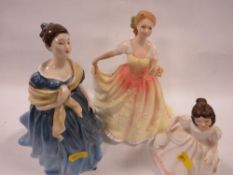 Three Royal Doulton figurines to include 