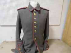 A replica WW1 German military tunic