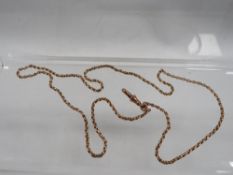 A 9ct watch gold watch chain approx. weight 11.9g